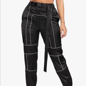 Reflective jogger pants